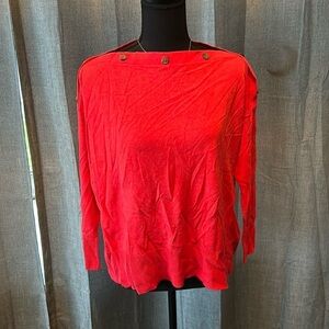 Red Orange J. Crew Sweater